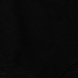 Polyester Stretch Chunky Knit Fabric, 215 gsm, 160 cm — Black — photo 1