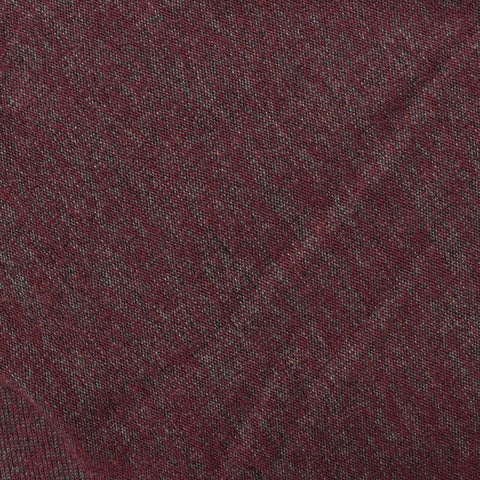 Red Marl Chunky Knit, Poly-Viscose, 235 gsm