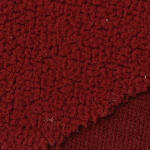 100% Polyester Knit Fabric, 380 gsm, 165 cm — Red