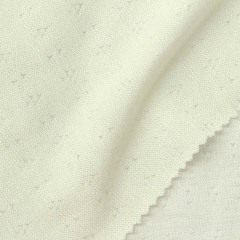Off-White Tone-on-Tone Floral Jersey Knit, Poly-Viscose