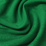 Polyester Stretch Linen-Look Fabric, 290 gsm — Green — photo 1