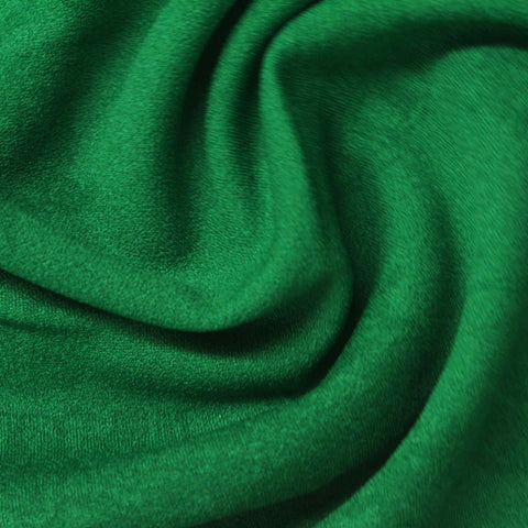 Polyester Stretch Linen-Look Fabric, 290 gsm — Green