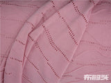 Pink Wavy-Line Jacquard, Polyester — photo 1