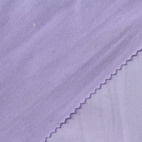 Brushed Polyester Stretch Milk Silk Knit Fabric, 188 gsm, 163 cm — Purple