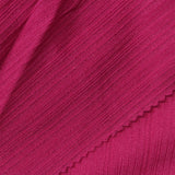 Polyester Viscose Stretch Rib Knit Fabric, 200 gsm, 140 cm — Pink — photo 1