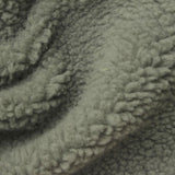 100% Polyester Sherpa Fleece Fabric, 360 gsm, 160 cm — Grey — photo 1
