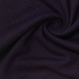Polyester Stretch Rib Knit Fabric, 250 gsm, 120 cm — Navy — photo 1