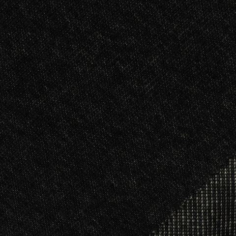 Black Chevron Rib Knit, Poly-Cotton