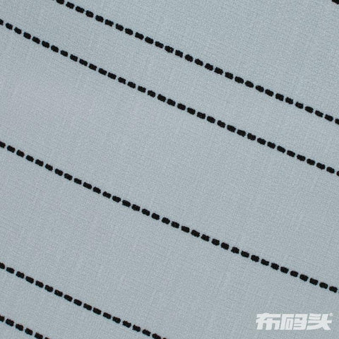 Black Diagonal-Stripe Chiffon, Polyester