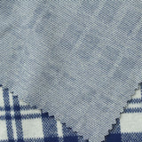 Blue Plaid Jacquard, Poly-Viscose, 312 gsm — photo 1