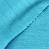 Heather Blue Marl Jersey Knit, Cotton-Poly — photo 1