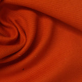 Polyester Cotton Stretch Interlock Knit Fabric, 310 gsm, 165 cm — Orange — photo 1