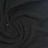 Modal Polyester Stretch Ponte Knit Fabric, 170 gsm, 155 cm — Black — photo 1