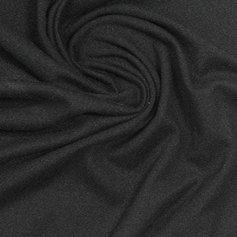 Polyester Stretch Milk Silk Knit Fabric, 190 gsm, 190 cm — Grey