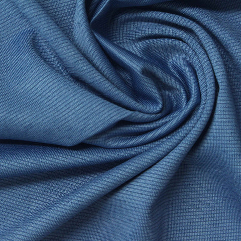 Blue Marl Jersey Knit, Polyester, 170 gsm