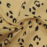 Black Leopard Poplin, Cotton-Poly — photo 1