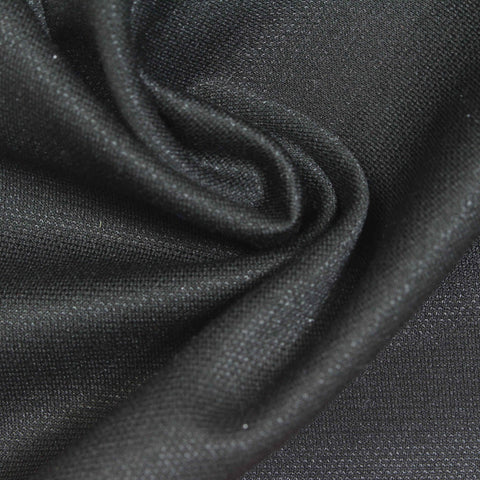 Dark Grey Marl Ponte Knit, Polyester, 280 gsm