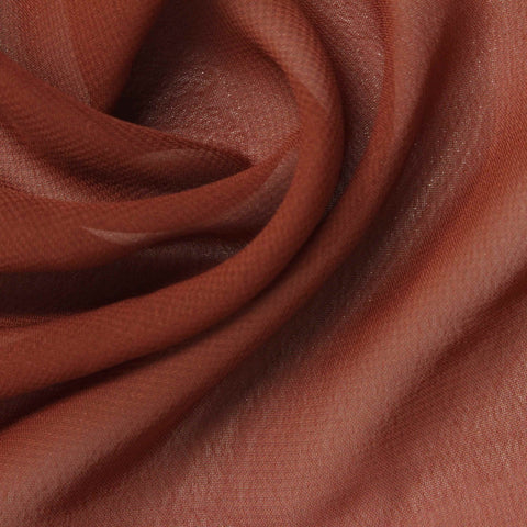 Brown Marl Chiffon, Polyester