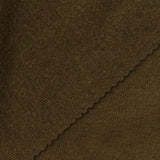 Brushed Polyester Viscose Stretch Rib Knit Fabric, 390 gsm, 160 cm — Green — photo 1