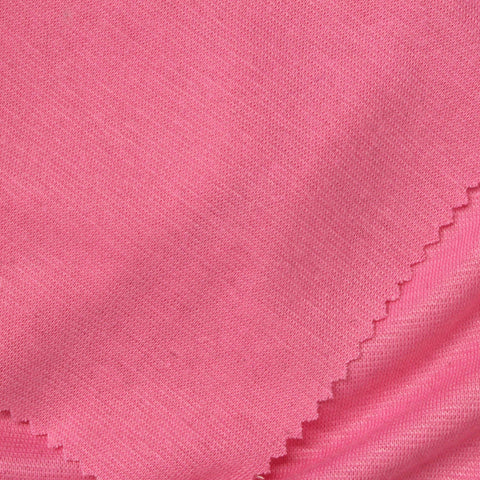 Bright Pink Rib Knit, Polyester