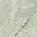 Heather Cotton Stretch Rib Knit Fabric, 250 gsm, 160 cm — Grey — photo 1