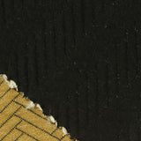 Mustard Herringbone Jacquard, Poly-Cotton — photo 1