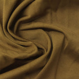 Brushed Polyester Stretch Sateen Fabric, 250 gsm, 168 cm — Khaki — photo 1