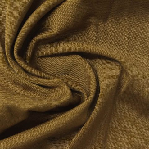 Brushed Polyester Stretch Sateen Fabric, 250 gsm, 168 cm — Khaki