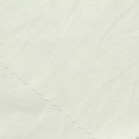 Cotton Polyester Jersey Knit Fabric, 150 gsm, 180 cm — White