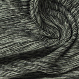Black Marl Jersey Knit, Poly-Spandex — photo 1