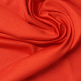 Polyester Stretch Milk Silk Knit Fabric, 185 gsm, 160 cm — Orange — photo 1