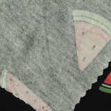 Printed Viscose Stretch Jersey Knit Fabric, 170 gsm, 145 cm — Black — photo 1