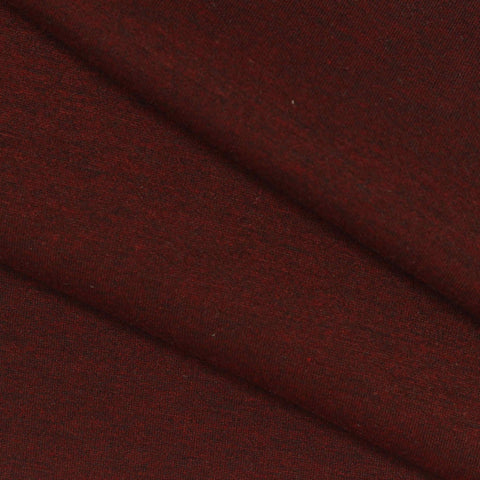Dark Red Marl Scuba Knit, Poly-Viscose