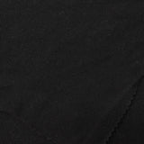 Brushed Polyester Viscose Stretch Chunky Knit Fabric, 199 gsm, 131 cm — Black — photo 1