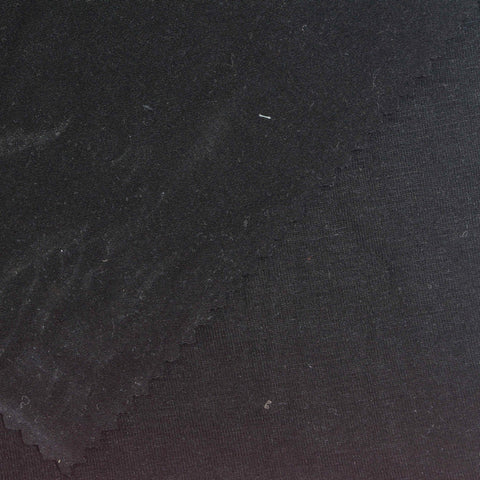 Viscose Stretch Jersey Knit Fabric, 200 gsm, 150 cm — Black, ref EF-268157