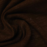 Dark Brown Marl French Terry, Cotton — photo 1