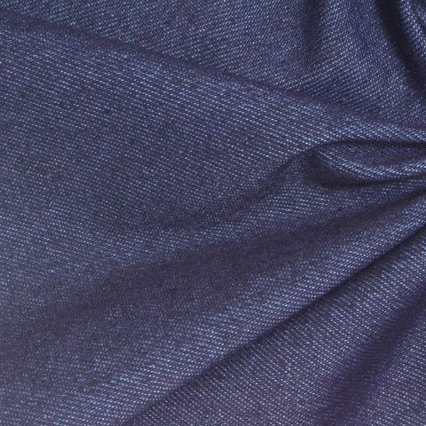 Dark Navy Denim, Cotton-Poly