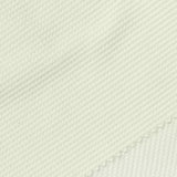 Polyester Stretch Waffle Knit Fabric, 320 gsm, 160 cm — White — photo 1
