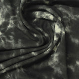 Charcoal Abstract Milk Silk Knit, Poly-Spandex — photo 1