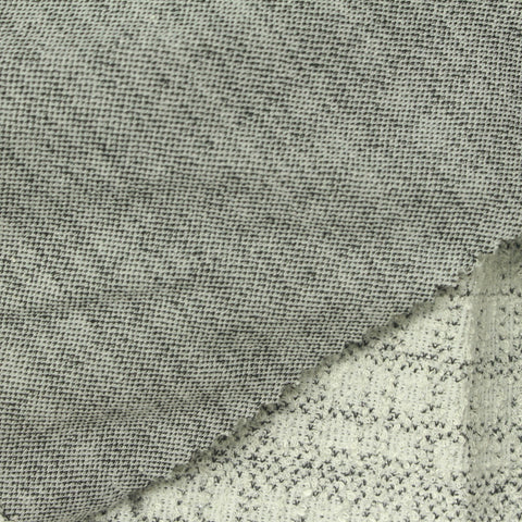 Light Grey Marl Bouclé, Poly-Viscose