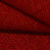 Red Chevron Jacquard, Polyester — photo 1