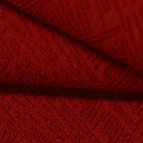 Red Chevron Jacquard, Polyester