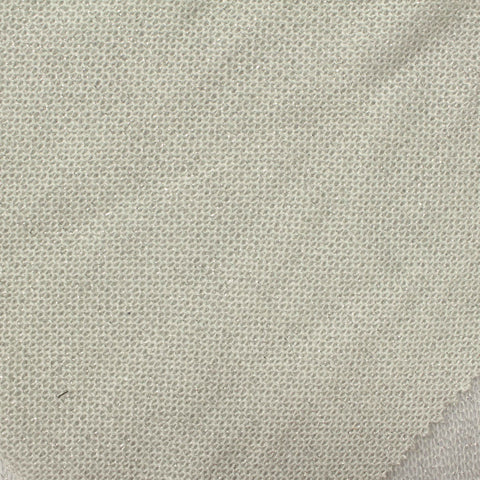 Silver Marl Chunky Knit, Poly-Metallic