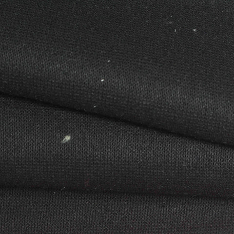 Polyester Nylon Knit Fabric, 430 gsm, 180 cm — Black