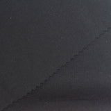 Viscose Nylon Stretch Ponte Knit Fabric, 415 gsm, 155 cm — Black — photo 1