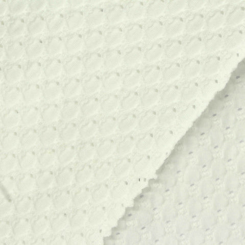Beige Tone-on-Tone Jersey Knit, Poly-Cotton