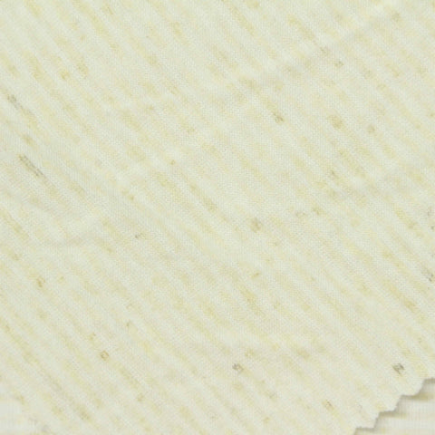 Light Cream Marl Jersey Knit, Polyester, 150 gsm, 176 cm