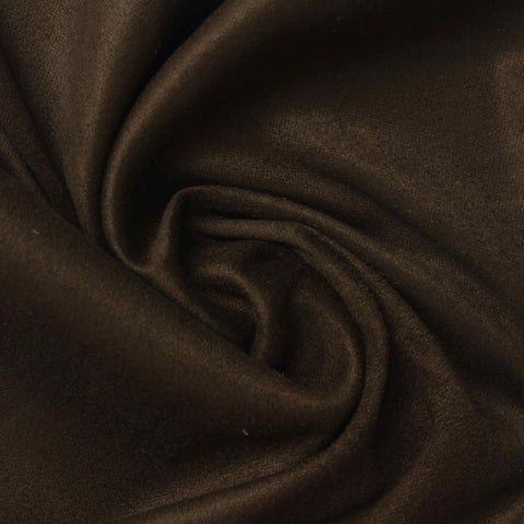 100% Polyester Faux Suede Fabric, 160 gsm, 145 cm — Brown