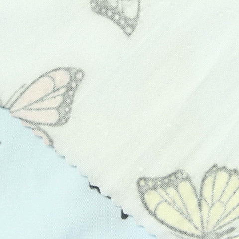 Yellow Butterfly Milk Silk Knit, Polyester