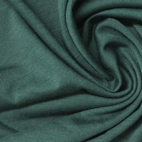 100% Viscose Jersey Knit Fabric, 140 gsm, 170 cm — Green